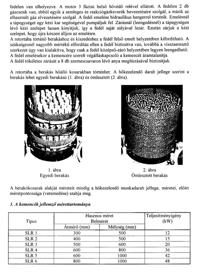Retortás kemence — technológiai illusztráció 2.